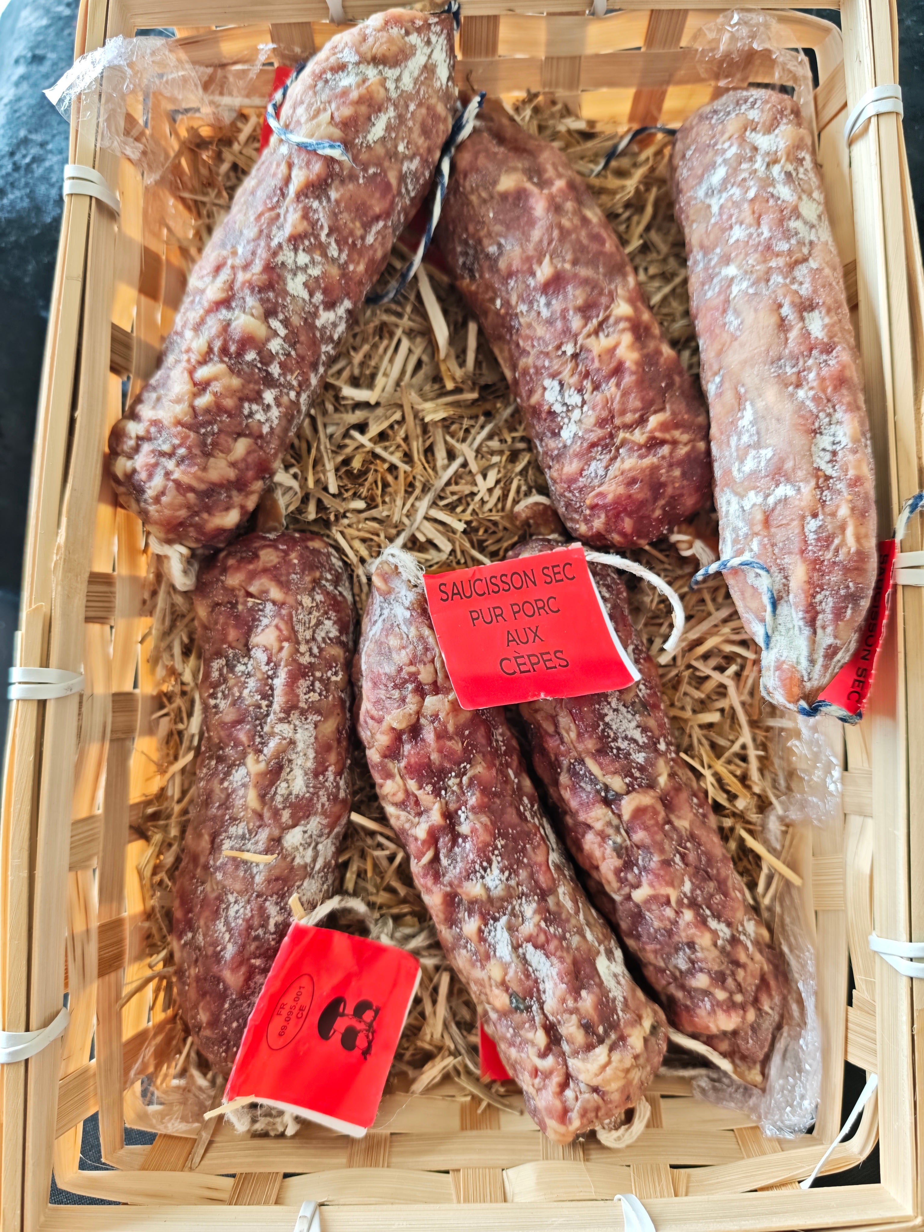 Sausage with porcini mushrooms 🍄