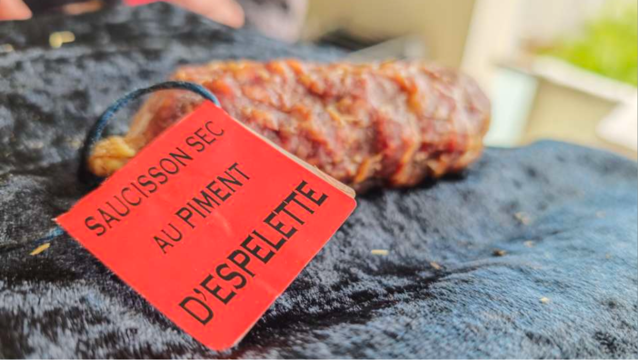 saucisson au piment d'Espelette