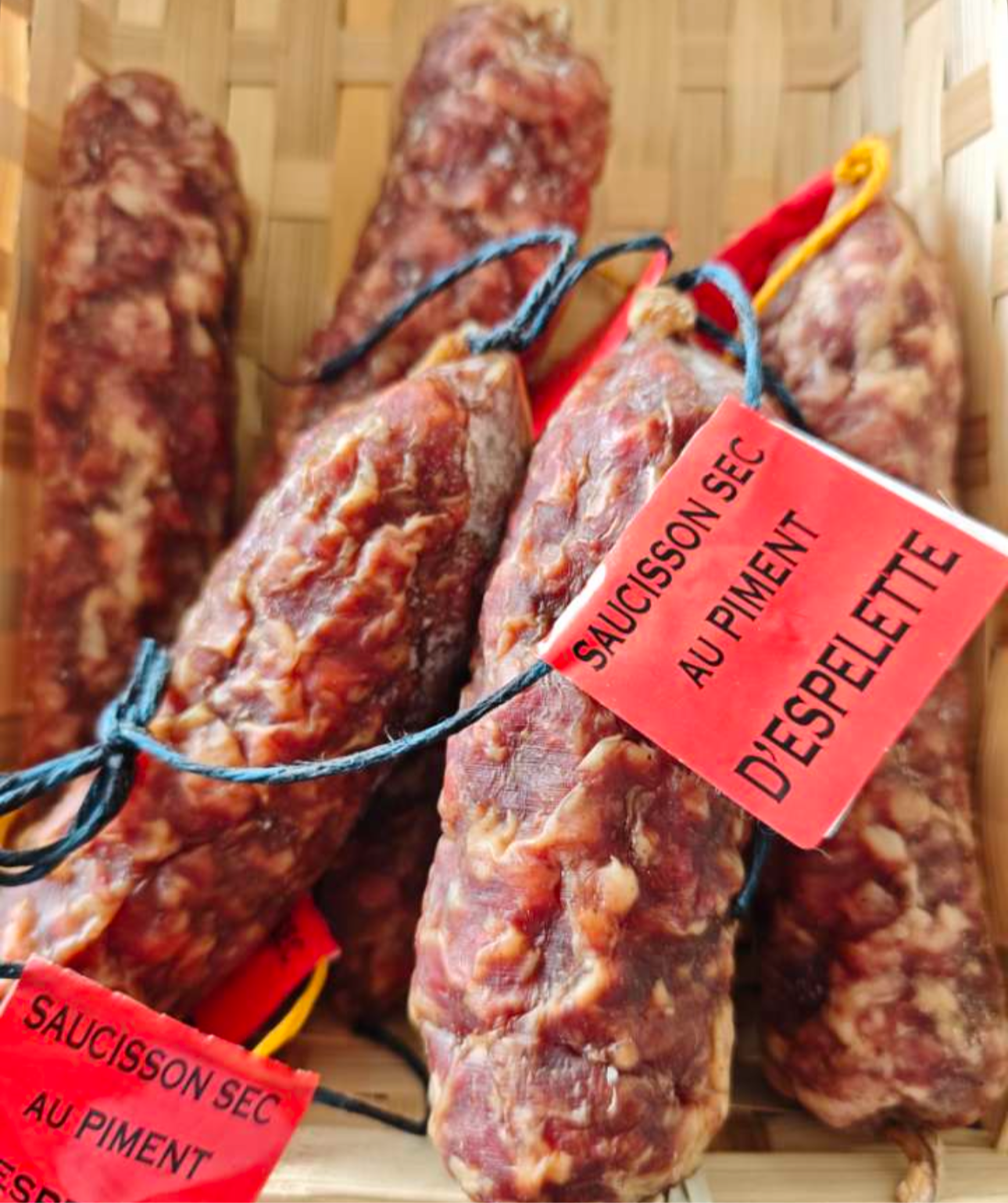 saucisson au piment d'Espelette